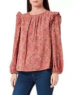 Bluzki damskie - Sidona Bluzka damska 10130374, różowa wielokolorowa, L, Różowy, wielokolorowy., L - miniaturka - grafika 1