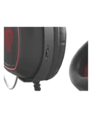 Słuchawki - Natec Genesis Radon 300 7.1 Czarno-Czerwone - miniaturka - grafika 1