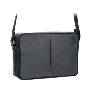 Mała skórzana listonoszka granatowa Visconti S-41 - Torebki damskie - miniaturka - grafika 1