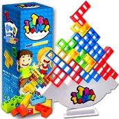 Układanki dla dzieci - Gra Układanka Edukacyjna TETRIS Wieża Tetra Tower Zabawka Zręcznościowa - miniaturka - grafika 1