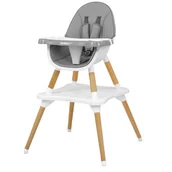 Krzesełka do karmienia - Milly Mally Krzesełko do karmienia 2w1 Malmo Grey 3757 - miniaturka - grafika 1