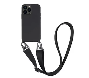 Vivanco Necklace Cover do iPhone 13 Pro (czarny) - Etui i futerały do telefonów - miniaturka - grafika 1