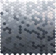 Płytki ceramiczne - Mozaika Tara Silver Hexa 30.5 X 30.3 Artens - miniaturka - grafika 1