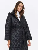 Kurtki damskie - Kurtka damska luźna, rozpinana czarna - SKU1433CA kurtka długa - TOP SECRET - Odzieżowy sklep internetowy TOP SECRET - miniaturka - grafika 1