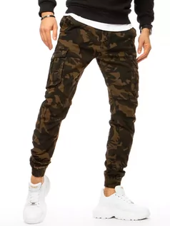 Spodnie męskie - Spodnie męskie bojówki moro Dstreet UX3163 - grafika 1