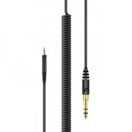 Inne akcesoria audio-wideo - SENNHEISER oryginalny kabel spiralny 3m 3.5mm + adapter 6.3mm do HD 400 PRO - SALON SENNHEISER WARSZAWA - miniaturka - grafika 1
