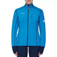 Kurtki damskie - Mammut Damska kurtka 1014 Midlayer Taiss, Gentian-Marine, regular, gentyn – granatowy, XL - miniaturka - grafika 1
