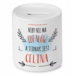 Skarbonka Dla Celiny na Urodziny Imieniny Prezent z Nadrukiem ze Zdjęciem - Skarbonki - miniaturka - grafika 1