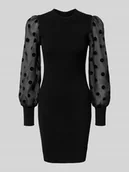 Sukienki - Sukienka o długości do kolan z mieszanki wiskozy model ‘DOTME’ - miniaturka - grafika 1