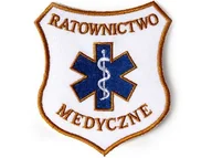 Odzież medyczna - Emblemat Ratownictwo Medyczne Tarcza Stare Złoto - miniaturka - grafika 1