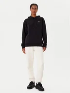Bluzy damskie - Lacoste Bluza SF7612 Czarny Oversize - miniaturka - grafika 1