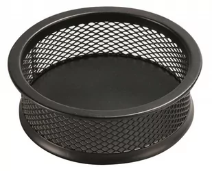 Q-CONNECT Pojemnik na spinacze Office Set metalowy czarny KF15102 - Akcesoria na biurko - miniaturka - grafika 2