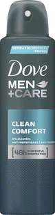 DOVE Care Clean Comfort 150ml - Dezodoranty i antyperspiranty męskie - miniaturka - grafika 3
