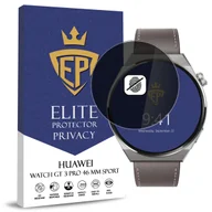 Akcesoria do smartwatchy - FOLIA 5D PRYWATYZUJĄCA SZKŁO ANTI-SPY DO HUAWEI WATCH GT 3 PRO 46 MM SPORT - miniaturka - grafika 1