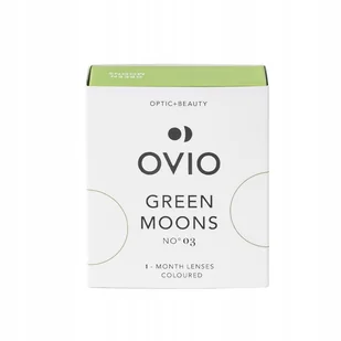 Zielone Soczewki Kontaktowe Miesięczne Ovio No. 3 - Soczewki kontaktowe - miniaturka - grafika 1