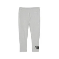 Spodnie sportowe damskie - Damskie legginsy 3/4 z małym logo No. 1 ESS PUMA Light Gray Heather - miniaturka - grafika 1