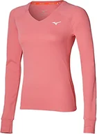 Koszulki i topy damskie - Mizuno Alpha Sun Protect t-shirt damski, Ró?owy herbaciany, L - miniaturka - grafika 1