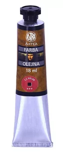 Astra Farba olejna 18ml kadm czerwony ciemny - Przybory szkolne - miniaturka - grafika 1