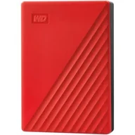 Dyski HDD - WD My Passport 6TB HDD Czerwony WDBR9S0060BRD-WESN - miniaturka - grafika 1
