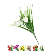 Sztuczne kwiaty - Bukiet krokusów 5 główek 30 cm mix kolorów - miniaturka - grafika 1