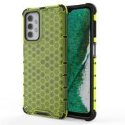 Etui i futerały do telefonów - Honeycomb etui pancerny pokrowiec z żelową ramką Samsung Galaxy A32 5G zielony - miniaturka - grafika 1