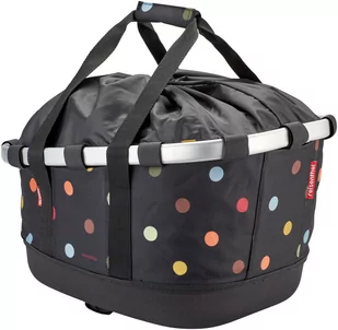 Reisenthel KlickFix KlickFix GT Bike Basket with UniKlip, dots 2021 Kosze na bagażnik 0304UDO - Koszyki rowerowe - miniaturka - grafika 1
