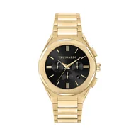 Zegarki męskie - Zegarek Trussardi R2453156001 Złoty - miniaturka - grafika 1