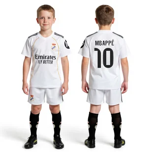 MBAPPE 10 Getry Strój piłkarski Real Madryt zestaw 3w1 wzór 2026 - Piłka nożna MBAPPE 10 Getry Strój piłkarski Real Madryt zestaw 3w1 wzór 2026 - Piłka nożna - miniaturka - grafika 1