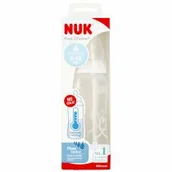 Butelki dla niemowląt - Nuk Butelka z wskaźnikiem temp. 6-18m First Choice 10741103 300 ml - miniaturka - grafika 1