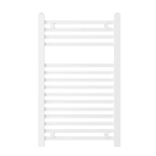 GRZEJNIK ŁAZIENKOWY BIAŁY DRABINKOWY 80x50 cm KALORYFER NOWOCZESNY BERGEN - Grzejniki łazienkowe - miniaturka - grafika 1