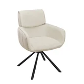 Krzesła - Nowoczesne krzesło RYKER beż - miniaturka - grafika 1