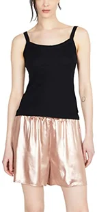 Sisley Womens Tank-TOP 3FPZLH00C T-Shirt, Black 100, M, czarny 100, M - Koszulki i topy damskie - miniaturka - grafika 1