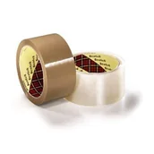 Taśmy klejące - Scotch TAŚMA PAKOWA HOT MELT 50mm/66m TRANSPARENTNA - miniaturka - grafika 1