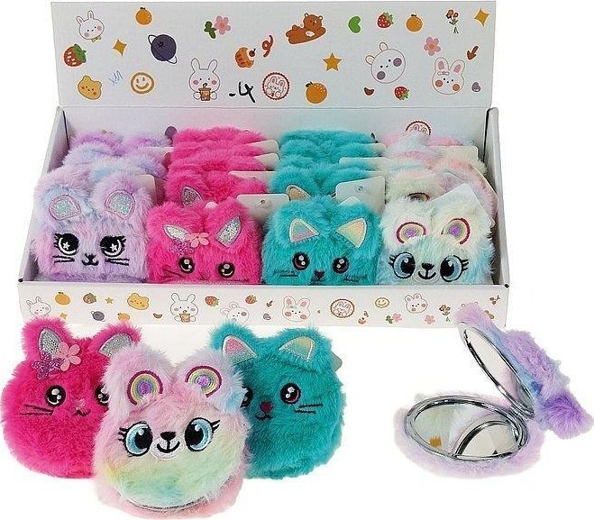 Lusterko w pluszowym etui MIX