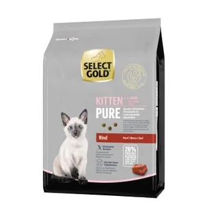 SELECT GOLD Pure Kitten Wołowina 2,5 kg - Mokra karma dla kotów SELECT GOLD Pure Kitten Wołowina 2,5 kg - Mokra karma dla kotów - miniaturka - grafika 1