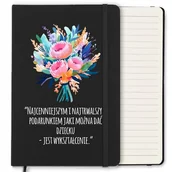 Notesy i bloczki - NOTES 120 STRON PREZENT WYCHOWAWCZYNI DZIEŃ NAUCZYCIELA MIX WZORY - miniaturka - grafika 1