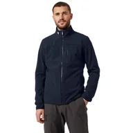 Kurtki i kamizelki sportowe męskie - Męska kurtka softshellowa Helly Hansen Crew Softshell Jacket Men 2.0 navy - M - miniaturka - grafika 1