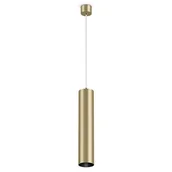 Lampy sufitowe - Lampa wisząca Focus P075PL-01MG nad stół tuba złota - miniaturka - grafika 1