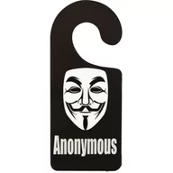 Numery na dom - Oznaczenie "Anonymous" 8 x 19 zawieszka - miniaturka - grafika 1