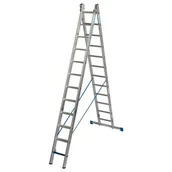 Rusztowania - Drabina rozstawno-przystawna stopnie/szczeble 2x12 131645 - miniaturka - grafika 1