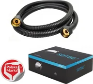 Węże prysznicowe - SOTBE Wąż prysznicowy LARK BLACK SOTBE Wąż prysznicowy pleciony 150 cm. Kolor czarny - miniaturka - grafika 1