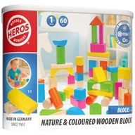 Klocki - Klocki drewniane TACTIC Heros Wooden Toys HE0004 - miniaturka - grafika 1