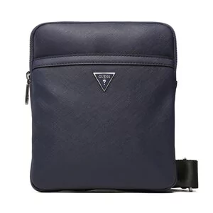 Saszetka Guess Certosa Saffiano Smart HMECSA P3123 BLU - Torby męskie - miniaturka - grafika 1