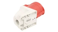 Gniazdka elektryczne - PCE Gniazdo siłowe zasilające stałe IP44 32A 400V 3P+Z+N mała obudowa 125-6k - miniaturka - grafika 1