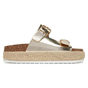 DeeZee LB-P1690 Złoty - Espadryle damskie - miniaturka - grafika 1