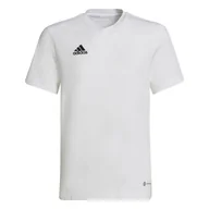 Piłka nożna - Dziecięca Koszulka z krótkim rękawem ADIDAS ENT22 TEE Y HC0447 – Biały - miniaturka - grafika 1