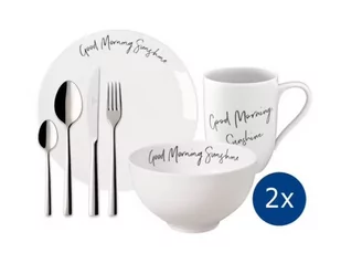 Zestaw śniadaniowy dla 2 os. Good Morning Sunshine Statement Villeroy & Boch - Serwisy obiadowe - miniaturka - grafika 1