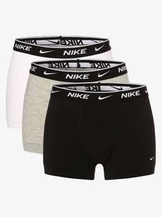Nike Obcisłe bokserki pakowane po 3 szt. Mężczyźni Bawełna szary|czarny|biały|wielokolorowy jednolity, S - Majtki męskie - miniaturka - grafika 1