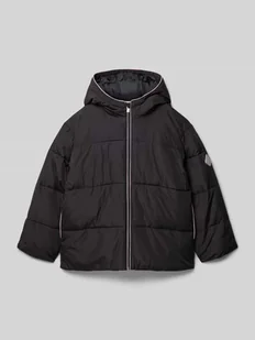 Kurtka pikowana z kapturem model ‘GROOVY BABY PUFFER’ - Kurtki i płaszcze dla dziewczynek - miniaturka - grafika 1