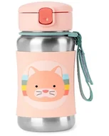 Bidony dla dzieci - Skip Hop Bidon dla Dziecka Termiczny Kot 350ml ZOO - miniaturka - grafika 1